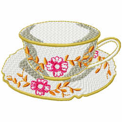 Mugs Embroidery Design 12 Mugs Embroidery Design 12